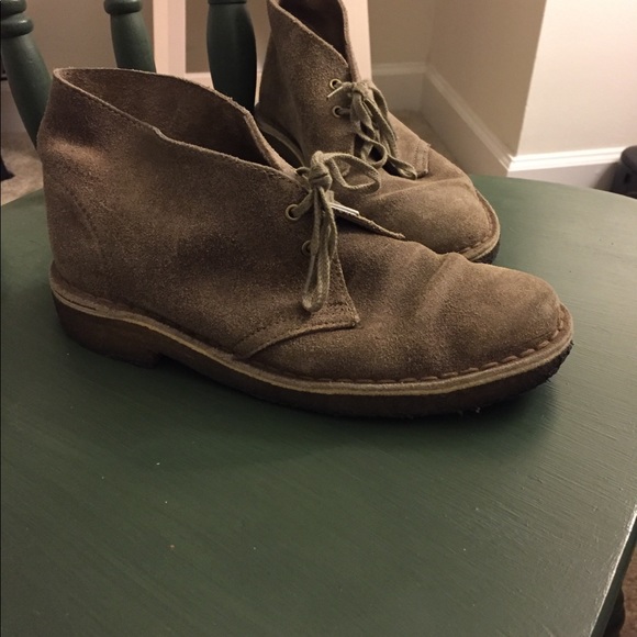 taupe distressed suede